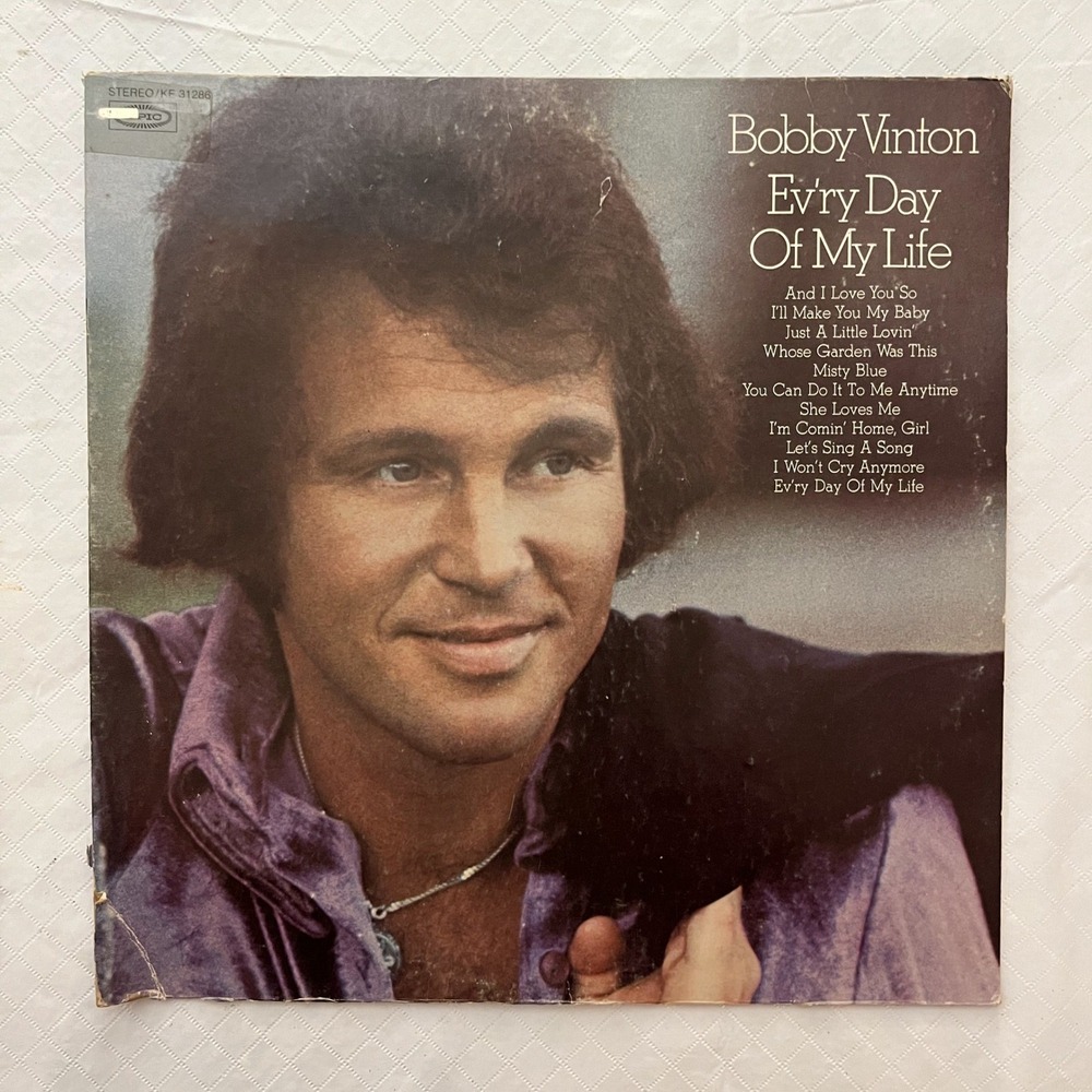 Bobby Vinton Every Day Of My Life Vinyl Record LP Epic Records KS 37186 Vintage‎